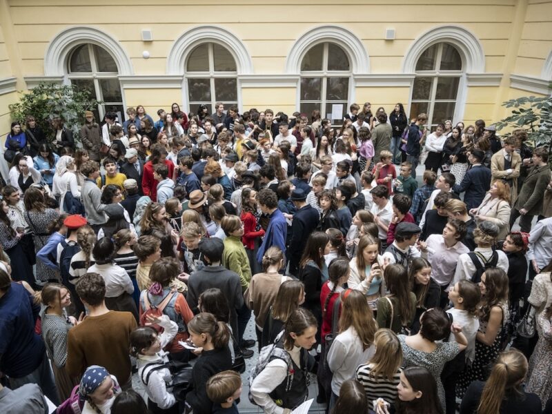 Samet na školách na Gymnáziu Jana Nerudy v Praze - foto Jakub Kos Samet na školách na Gymnáziu Jana Nerudy v Praze - foto Jakub Kos